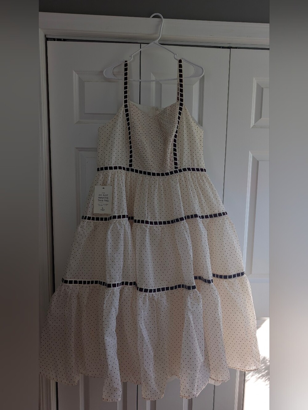 Jessakae Burgundy Dot Tulle Midi